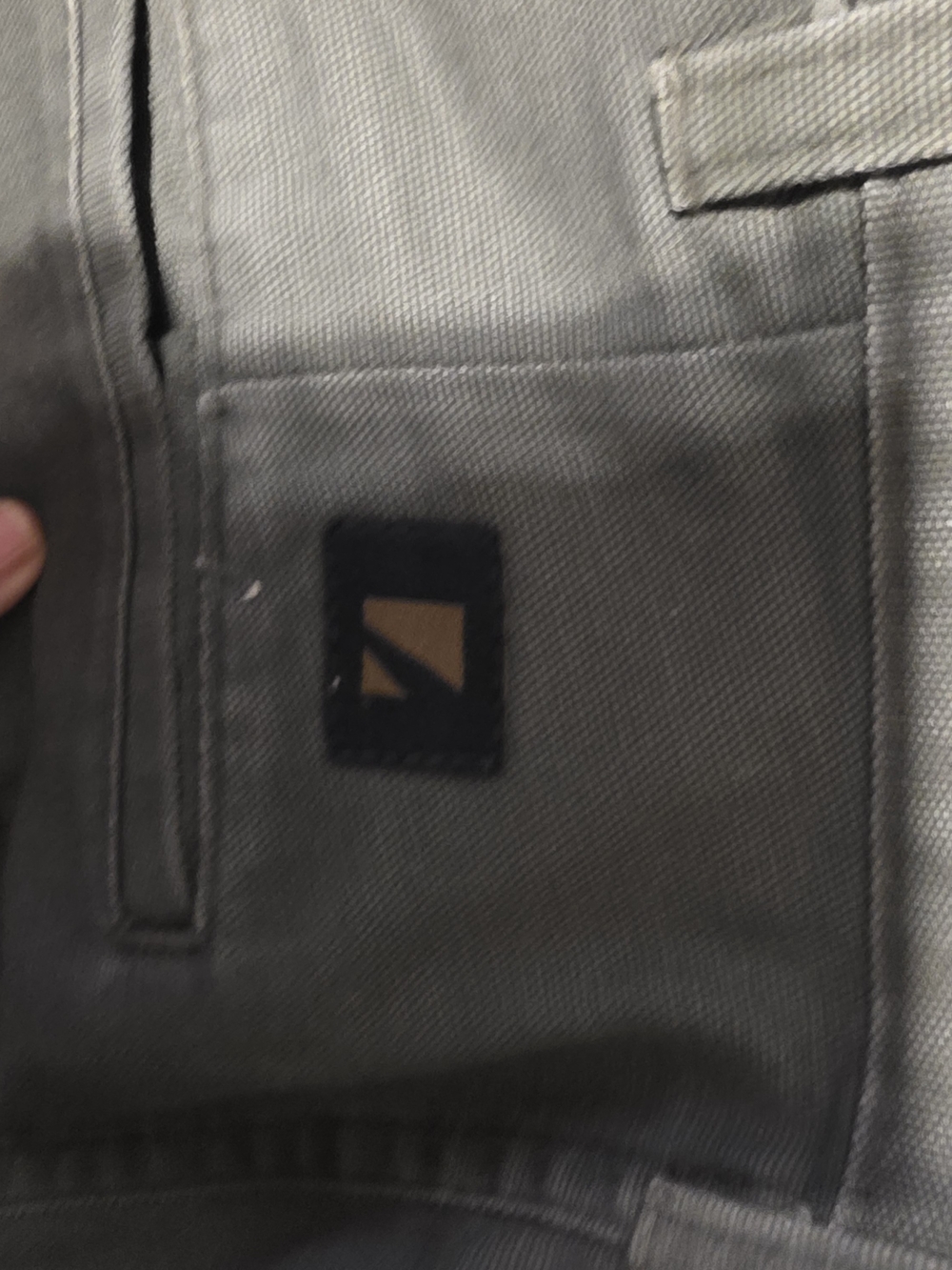 Tall Men's Classic Pleated Dress Pants - Charcoal - Picture 3 of 4